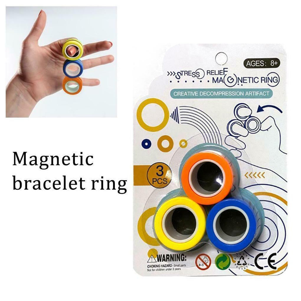 FinGears Magnetic Rings Fidget Toy Anti-stress Toy