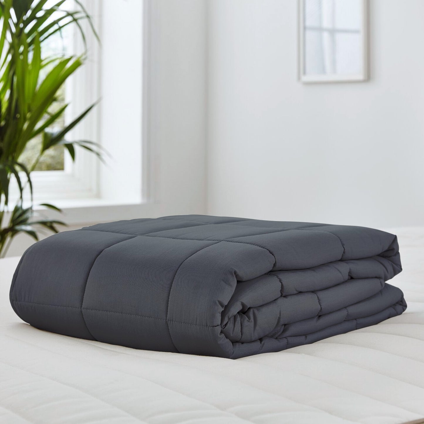 BLC - Modern Weighted blanket - 15 pound - Grey inner / Grey outer