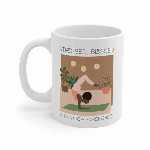 Stressed, Blessed and Yoga Obsessed Mug