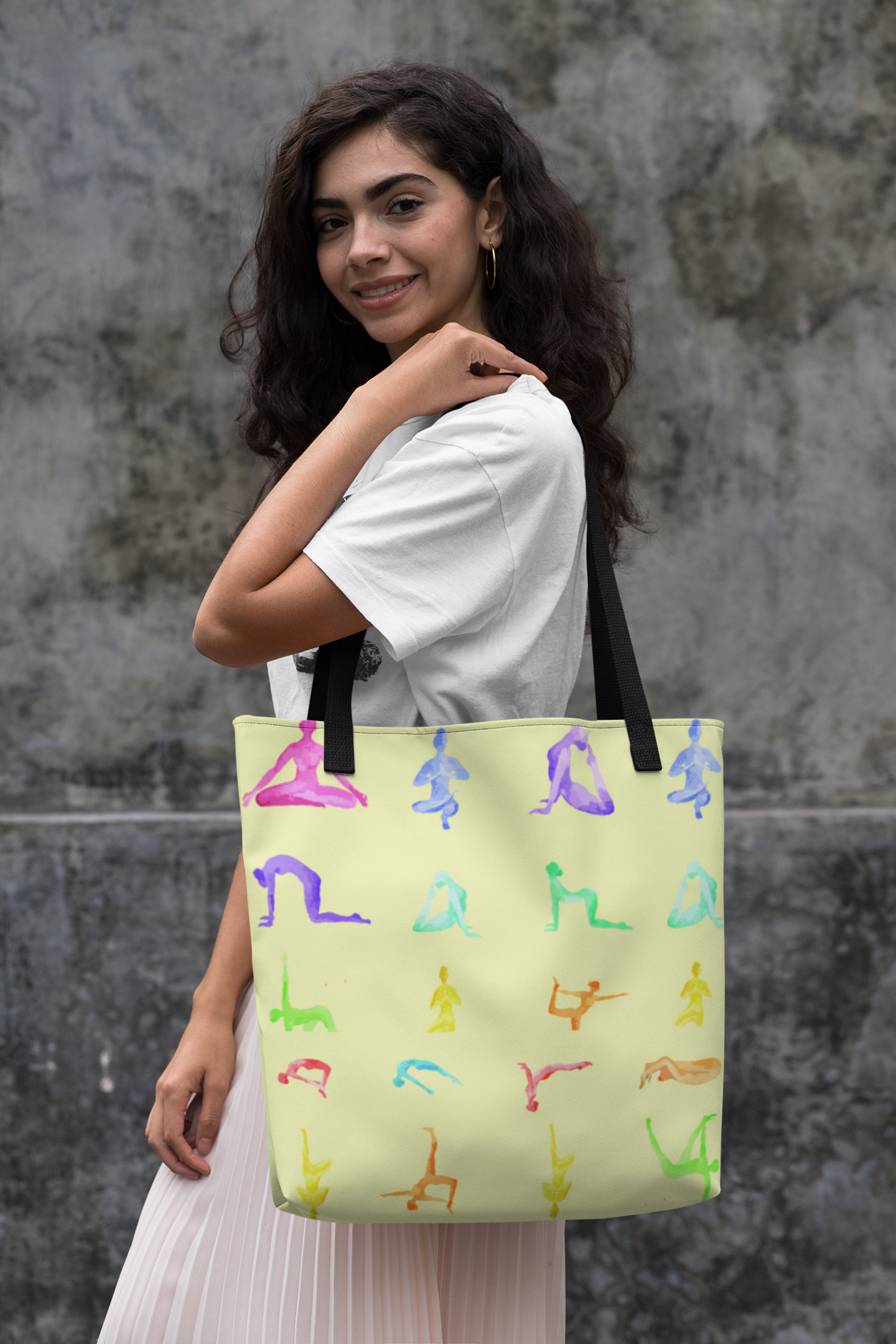 Yoga Sanctuary Everyday Yellow Tote Bag